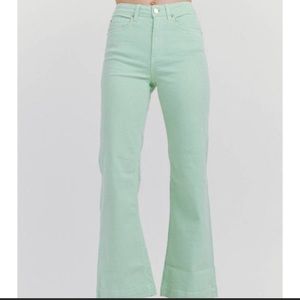Stoned Immaculate Absinthe High Rise Flare Jeans